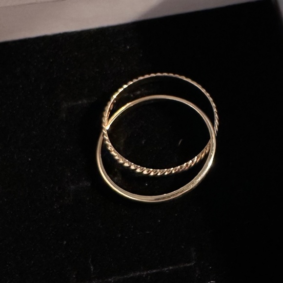 Mejuri 14K Gold Duo Ring, size 9 - Picture 5 of 12